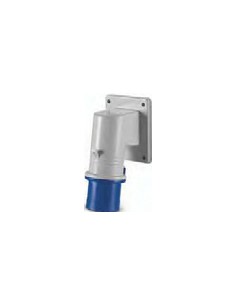 INLET 32A 2+T BLUE IP44