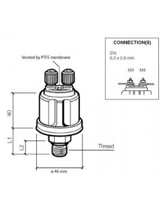 Drukgever350PSI 1/8-27NPT 2