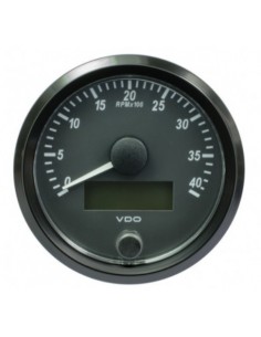 A2C3832990030 SingleViu Toerenteller zw 4000 rpm 80mm 12-24V