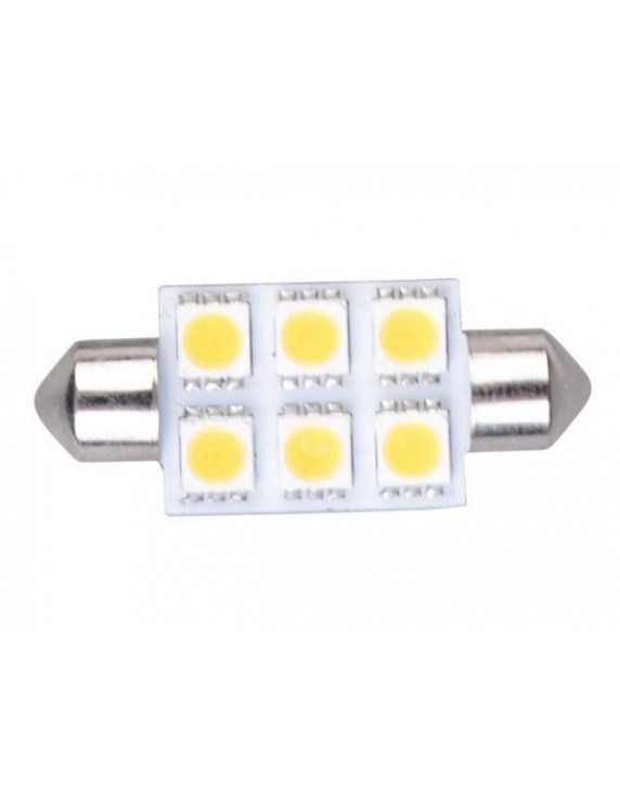 6xSMD-Buis LED 6 FESTOON 10-30V 37MM