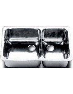 ST.S DBLE SINK 33X33X20/33X23X20R