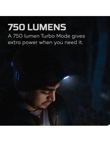 Hoofdlamp Einstein 750 oplaadbaar