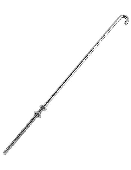 Draadeind met haak 450 mm / M10