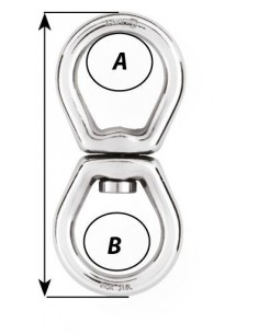 Wartel mooring RVS 150mm 2