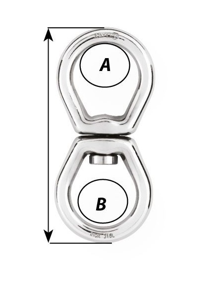 Wartel mooring RVS 150 mm