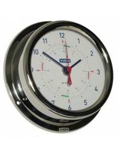 Quartz klok radiostilte Vion RVS Ø150 mm
