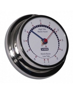 Getijdenklok RVS inclusief wandophanging Ø97 mm