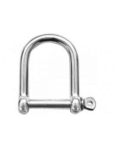 D-sluiting rvs breed 