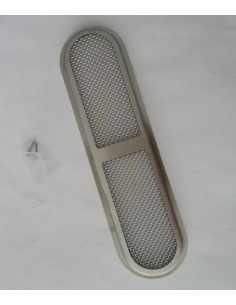 Ovale rooster RVS 304