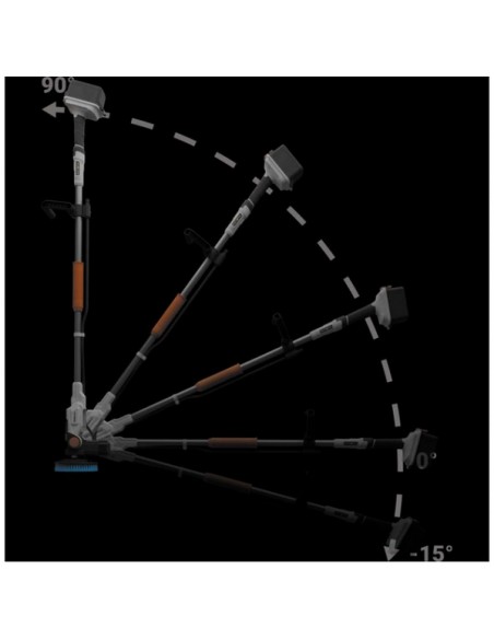 Twin Brush 18V accu borstel set incl. borstel 4Ah accu/lader