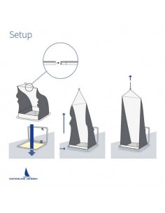 Windvanger met muskietennet div. maten 2