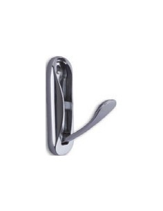 RETRACT.TOWEL RACK CHR.BR 75X25