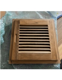 Louvre deur met frame  2