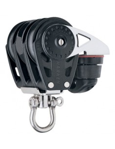 40mm Carbo drieschijfs ratelblok + klem