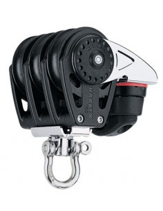 40mm Carbo drieschijfsblok met klem