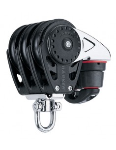 75mm Carbo drieschijfsblok met klem