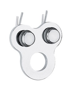 1.5" achterstagplaat