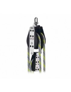 3" dubbelblok met dwarsblok