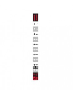 Harken trimstrip, horizontaal en verticaal in iin