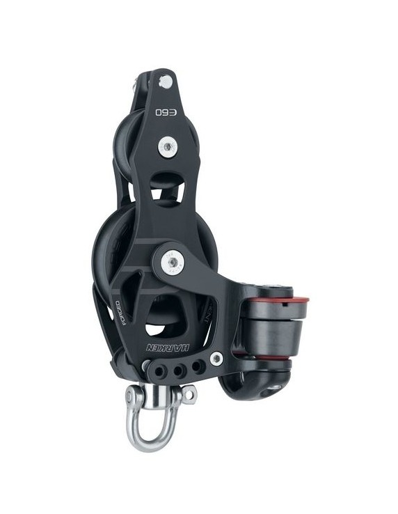 60mm Element vioolblok met hondsvot en klem