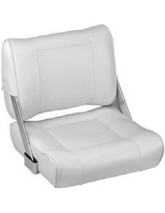 Draaibare stoel wit vinyl wit N