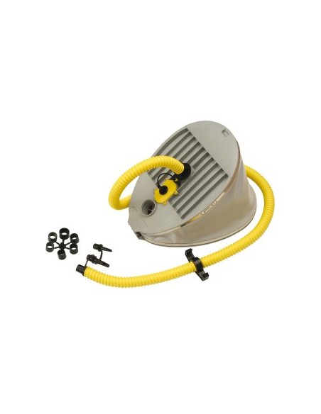 Voetpomp met dubbele kamer 5 & 1,5 L.