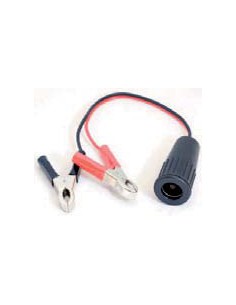 Stopcontact met krokodillenklemmen