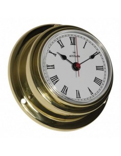Klok quartz Altitude messing front loaded Ø95 mm