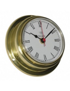 Klok quartz Altitude messing front loaded Ø125 mm