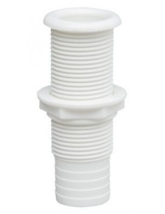 RIBBED THRU-H FIT. 25 STAND. FLANGE WHI