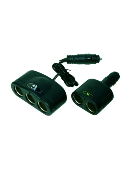 Meervoudige stekkerdoos voor sigarettenaanstekerplug