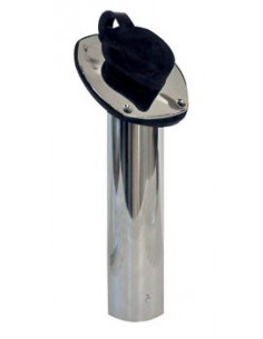 RODHOLDER CHR ANGLED FLUSH MOUNT C/W CAP 2