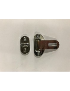 PADLOCK HINGE CHROME BRASS 55X50X166 2