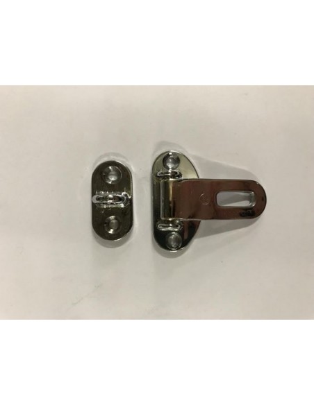 Overval messing verchroomd 65 mm