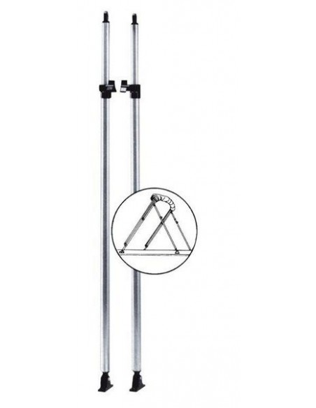 Verstelbare poten voor bimini geanodiseerd aluminium