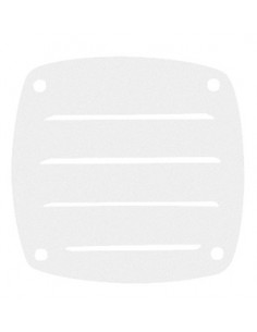 Vierkant ventilatierooster 84x84mm wit 2