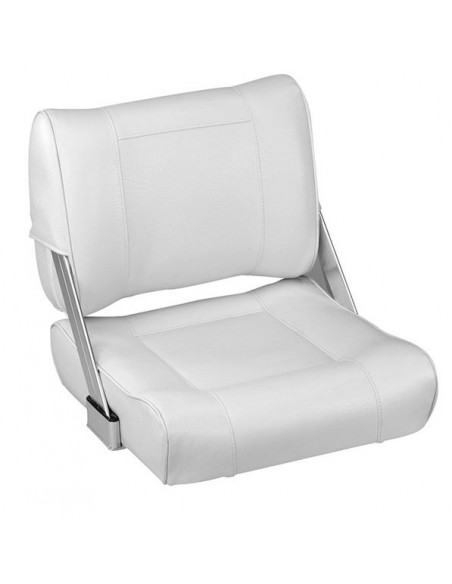 Draaibare stuurstoel wit vinyl