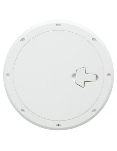 Inspectieluik rond totaal 313 mm wit