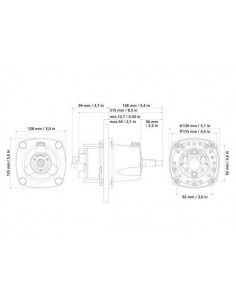Hydraulische inboard set tot 115PK 2