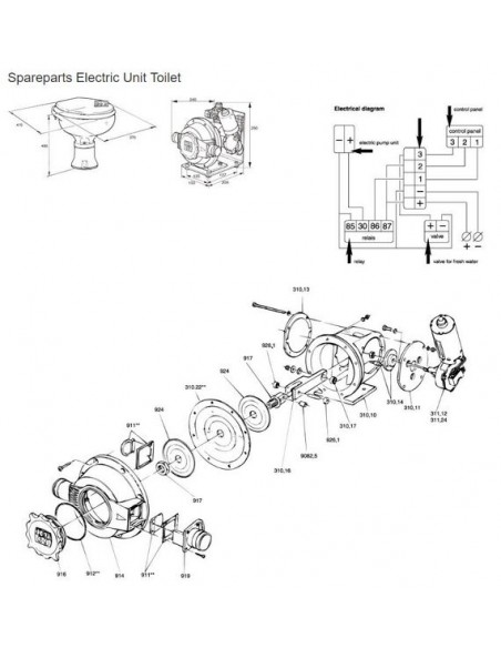 RM912 O-ring voor RM69 handlenspomp senior
