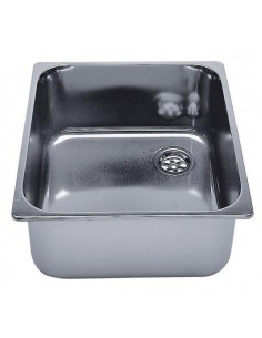 RVS wasbak rechthoek div. maten diepte 150 mm 2