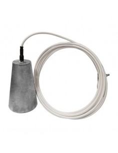 Hang on Aluminium anode 0,98kg cable lenght 6mt materiaal AL