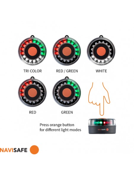NS340 Navisafe Navilight Tricolor 2NM met Navimount basis