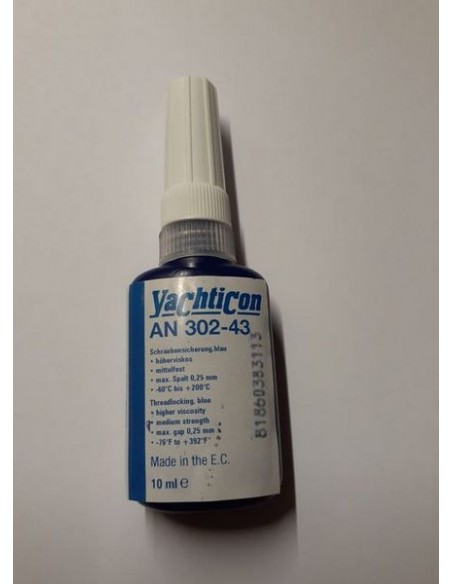 Schroefdraadborging blauw 10 ml