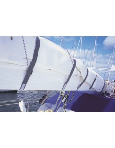 Zeilbinder klitteband 60cm geel 4st. 2