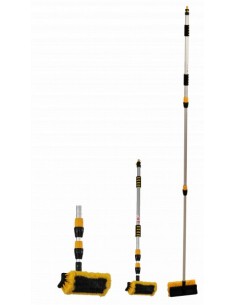 Alu was borstel de luxe extra lang telescopisch 130-300cm