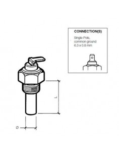 VDO Temp. gever M14 x 1.5 120 gr. 2