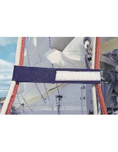 Zeilbinder klitteband 60cm geel 4st.