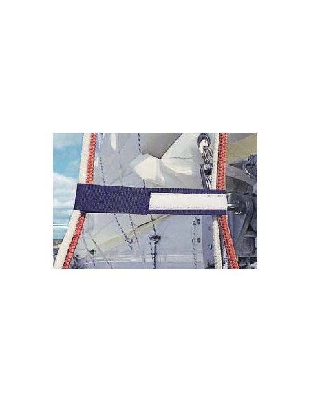 Zeilbinder klitteband 60cm geel 4st.