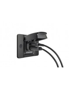 Flip Pro snellader waterdicht IPX4 USB-A+USB-C montageplaat